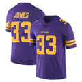 Fenge MN.Vikings #33 Aaron Jones Sr. Player Purple Limited Color Rush Home Game Stitched Jerseys