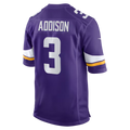 Fenge MN.Vikings #3 Jordan Addison Purple Game Stitched Jerseys