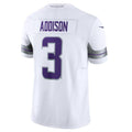 Fenge MN.Vikings #3 Jordan Addison White Alternate Vapor F.U.S.E. Limited Jersey American Stitched Jersey