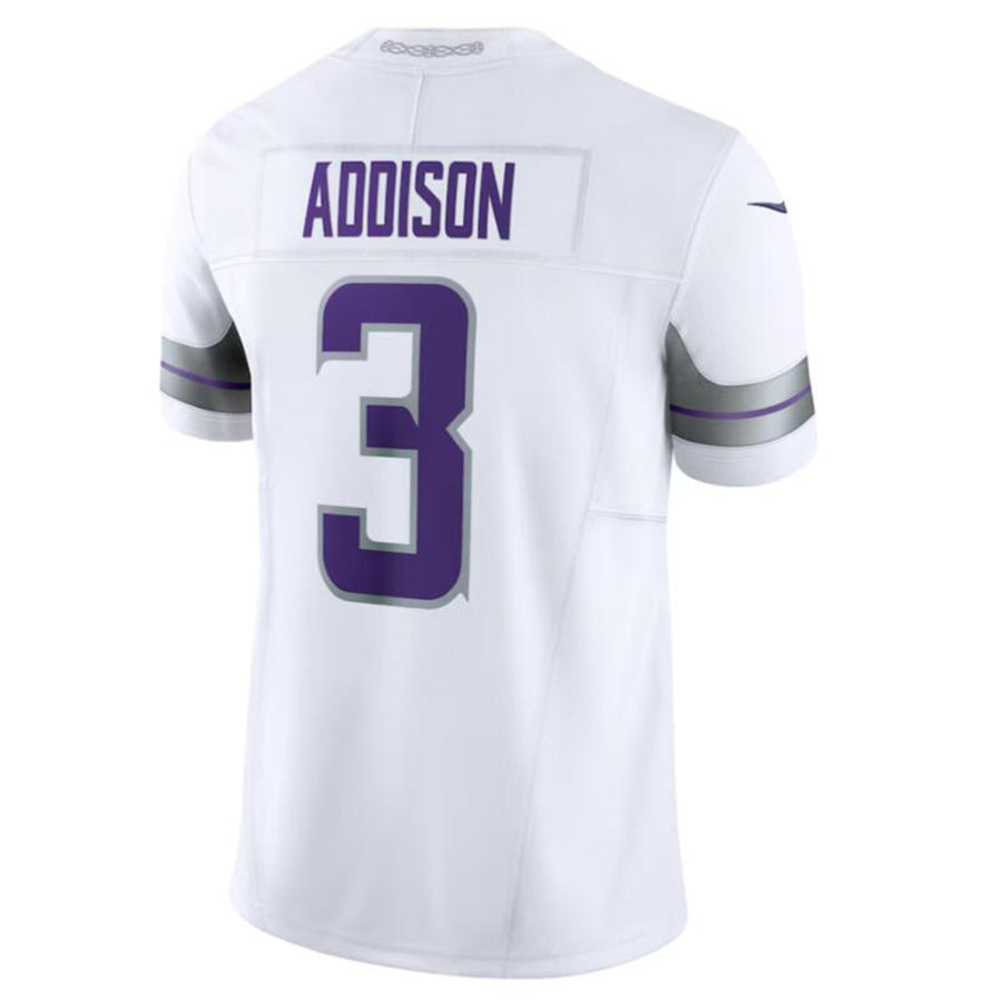 Fenge MN.Vikings #3 Jordan Addison White Alternate Vapor F.U.S.E. Limited Jersey American Stitched Jersey