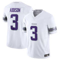 Fenge MN.Vikings #3 Jordan Addison White Alternate Vapor F.U.S.E. Limited American Stitched Jerseys