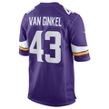 Fenge MN.Vikings #43 Andrew Van Ginkel Purple Team Game Jersey Stitched American Stitched Jerseys