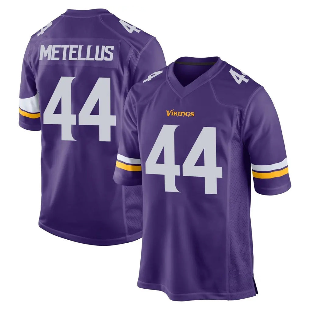 Fenge MN.Vikings #44 Josh Metellus Player Purple Home Game Stitched Jerseys