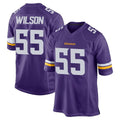 Fenge MN.Vikings #55 Eric Wilson Player Purple Home Game Stitched Jerseys