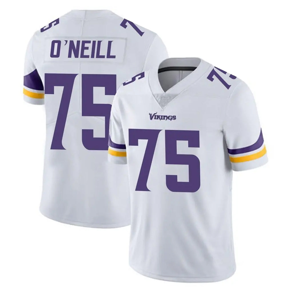 Fenge MN.Vikings #75 Brian O'Neill Player White Limited Vapor Untouchable Home Game Stitched Jerseys