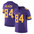 Fenge MN.Vikings #84 Josh Oliver Player Purple Limited Color Rush Home Game Stitched Jerseys