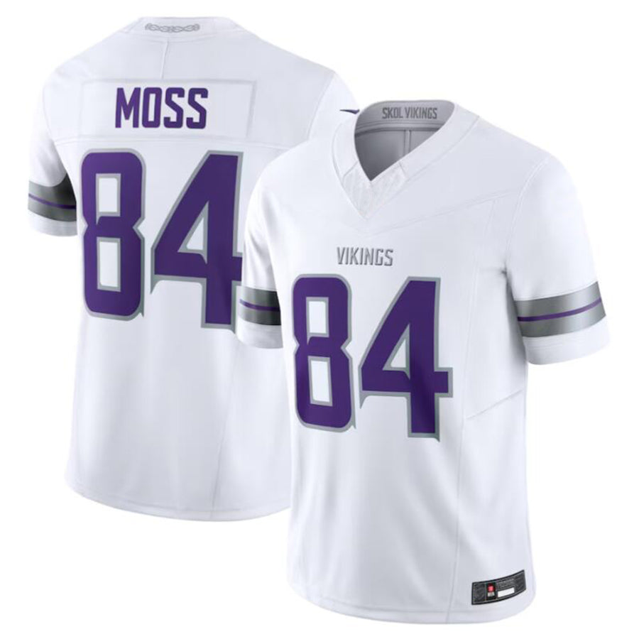 Fenge MN.Vikings #84 Randy Moss White Alternate Retired Player American Stitched Jerseys