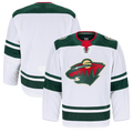 Fenge M.Wild White Away Authentic Pro Jerseys
