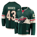 Fenge M.Wild #43 Quinn Hughes Green Home Breakaway Jerseys
