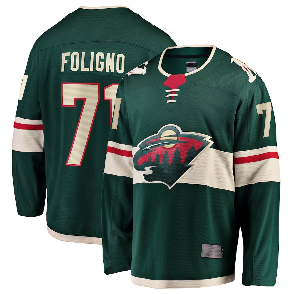 Fenge M.Wild #71 Nick Foligno Green Home Breakaway Jerseys