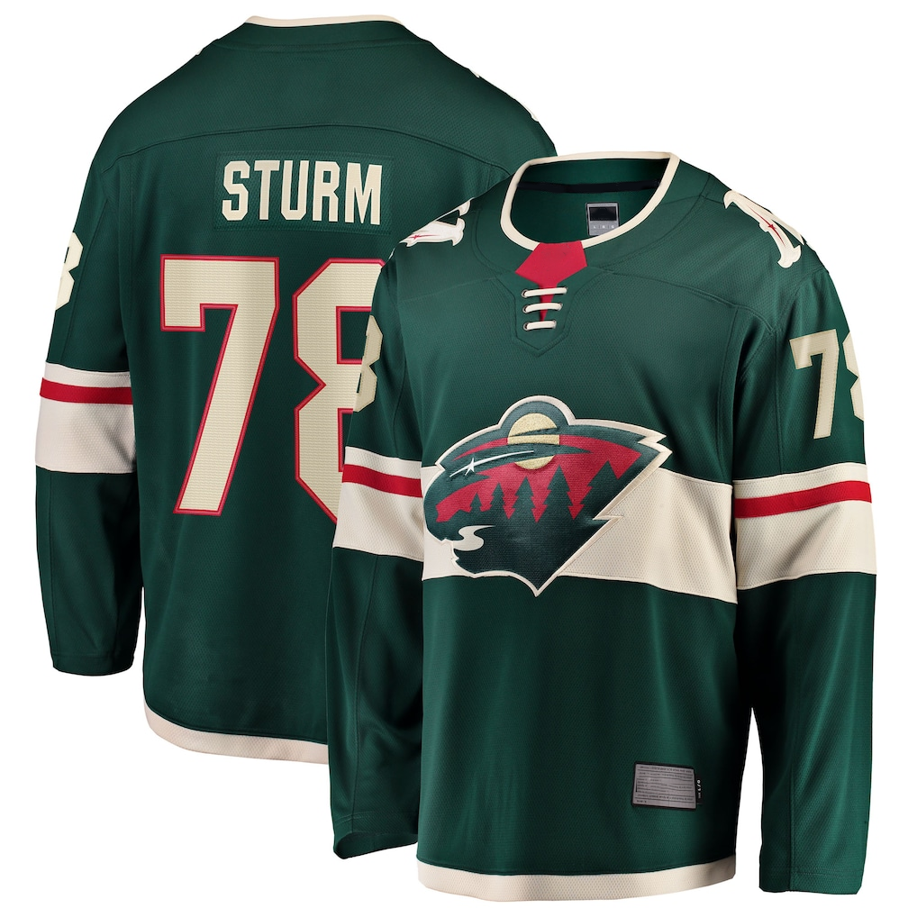 Fenge M.Wild #78 Nico Sturm Green Home Breakaway Jerseys