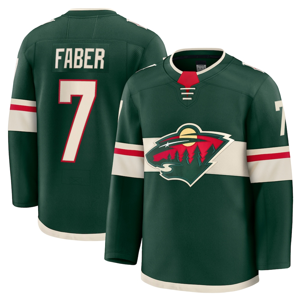 Fenge M.Wild #7 Brock Faber Green Anniversary Premium Jerseys