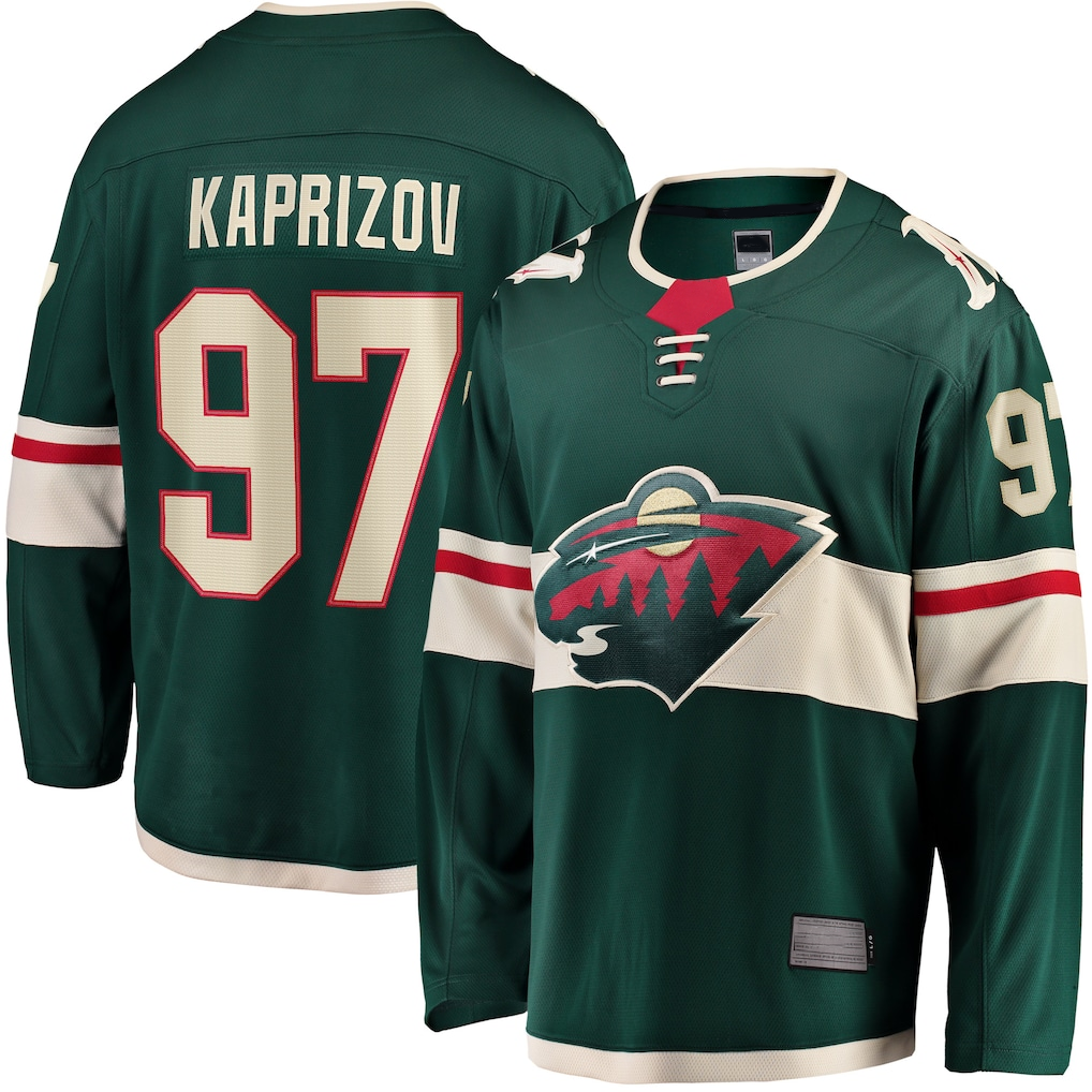 Fenge M.Wild #97 Kirill Kaprizov Green Home Breakaway Replica Jerseys