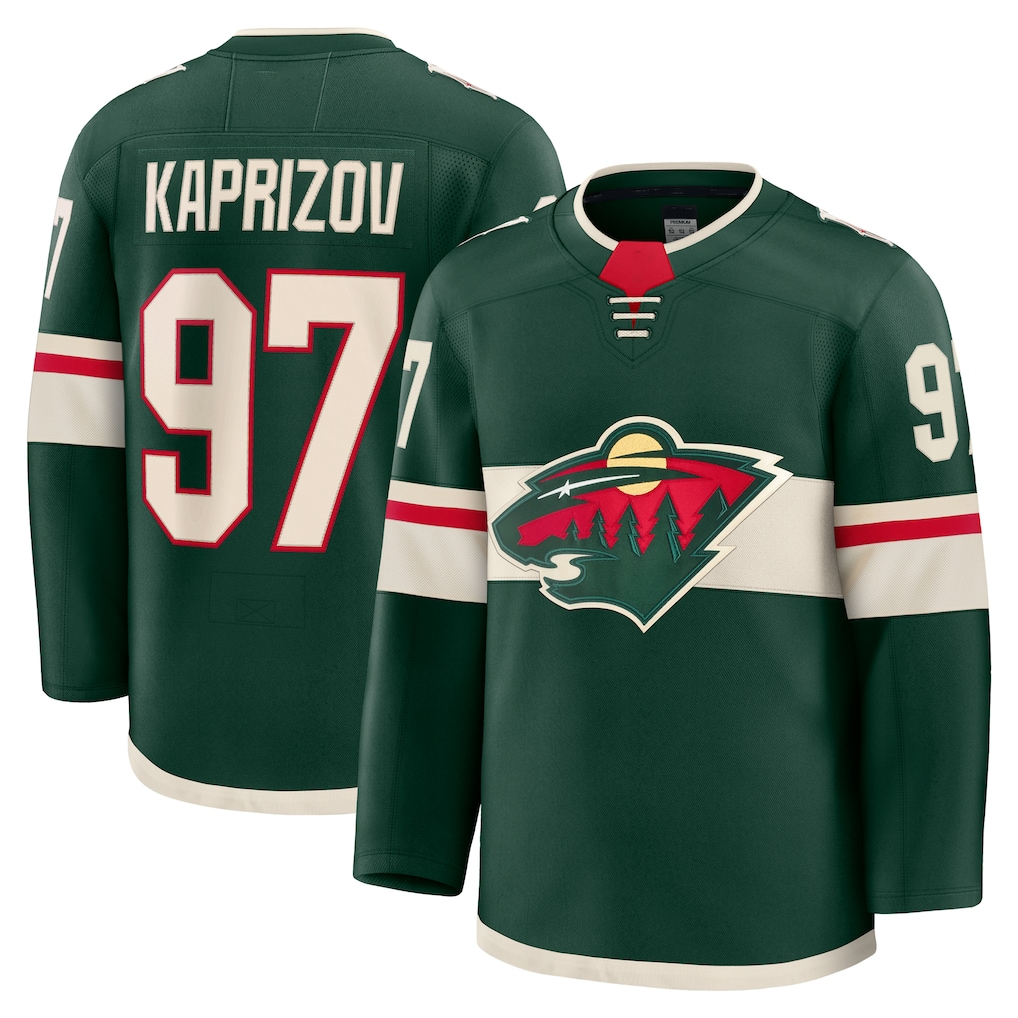 Fenge M.Wild #97 Kirill Kaprizov Green Home Premium Jerseys