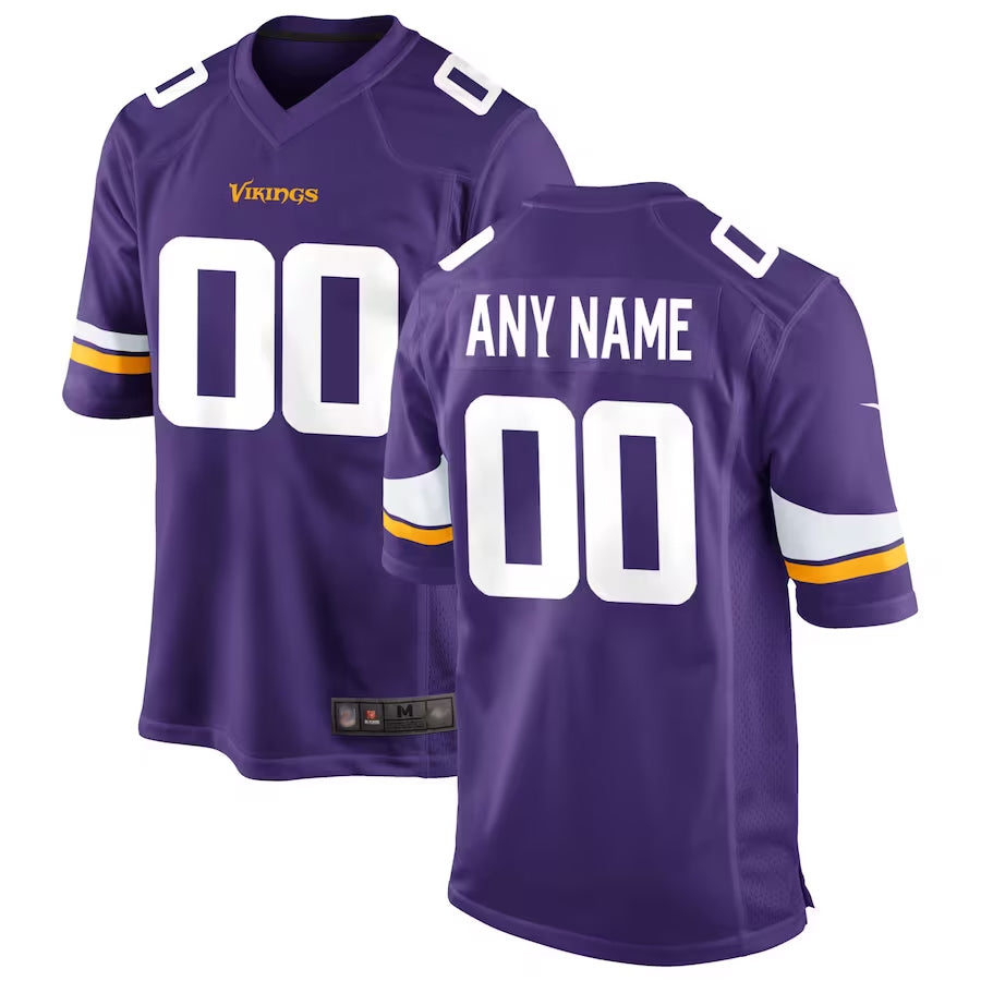 Fenge Custom MN.Vikings Game Home Stitched Jerseys