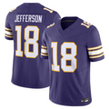 Fenge MN.Vikings #18 Justin Jefferson Player Purple Vapor F.U.S.E. Limited Stitched Jerseys