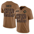Fenge MN.Vikings #22 Harrison Smith Player Brown Salute To Service Limited Stitched Jerseys