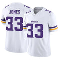 Fenge MN.Vikings #33 Aaron Jones Player White Vapor F.U.S.E. Limited Stitched Jerseys