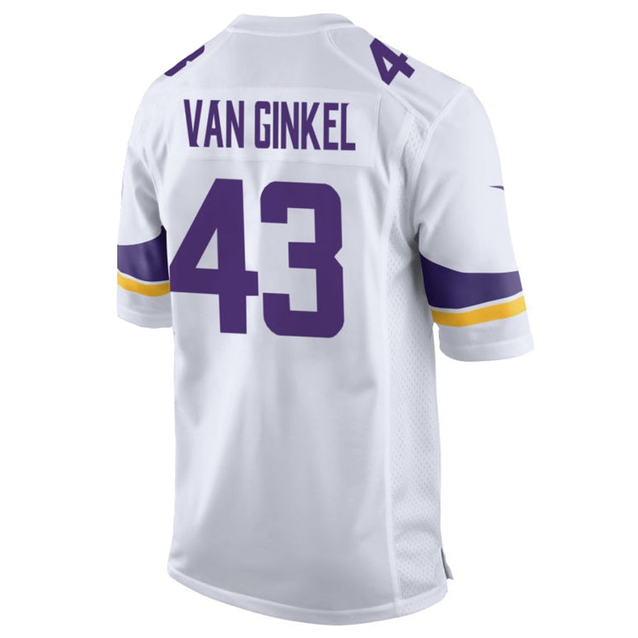 Fenge MN.Vikings #43 Andrew Van Ginkel Player Purple Home Game Stitched Jerseys