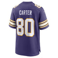 Fenge MN.Vikings #80 Cris Carter Purple Retired Player Alternate Game Stitched Jerseys