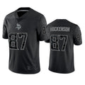 Fenge MN.Vikings #87 T.J. Hockenson Player Black REFLECTIVE Limited Stitched Jerseys