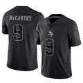 Fenge MN.Vikings #9 J.J. McCarthy Player Black REFLECTIVE Limited Stitched Jerseys