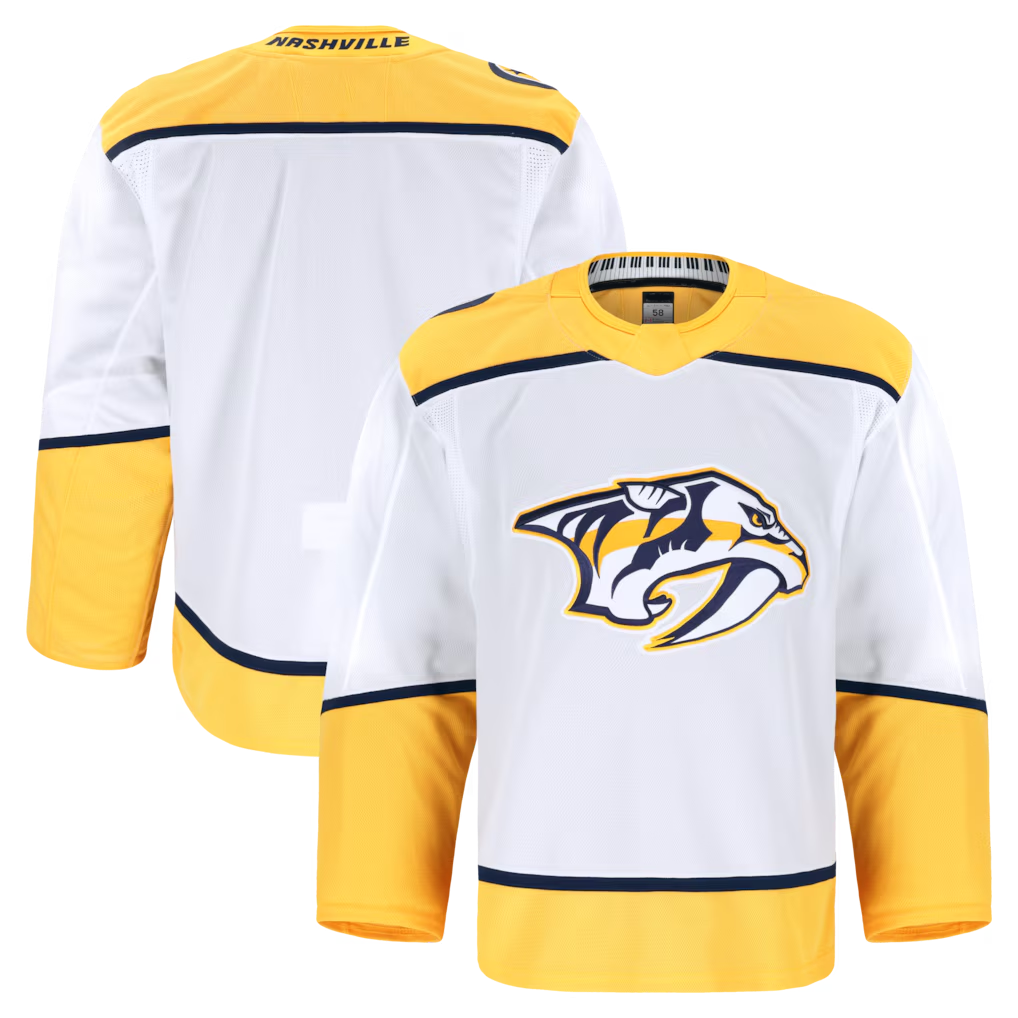 Fenge N.Predators White Away Authentic Pro Jerseys