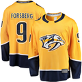 Fenge N.Predators #9 Filip Forsberg Gold Home Breakaway Jerseys