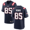 Fenge NE.Patriots #85 Hunter Henry Navy Game Home Jerseys