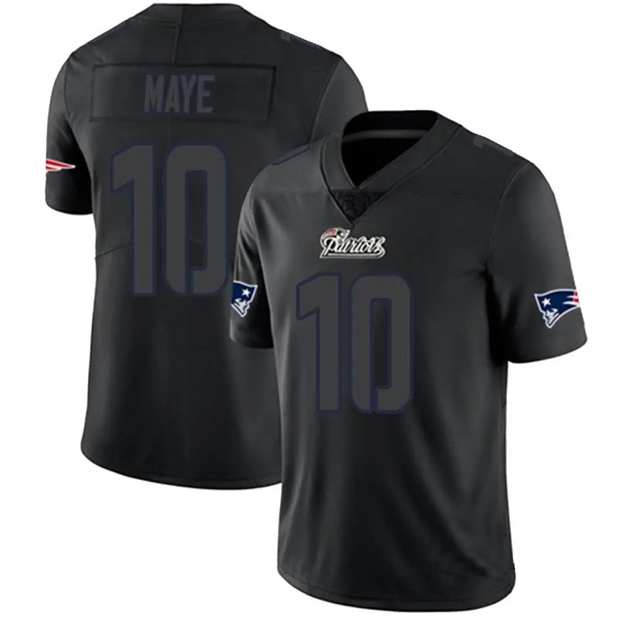 Fenge NE.Patriots #10 Drake Maye Player Limited Black Impact Stitched Jerseys