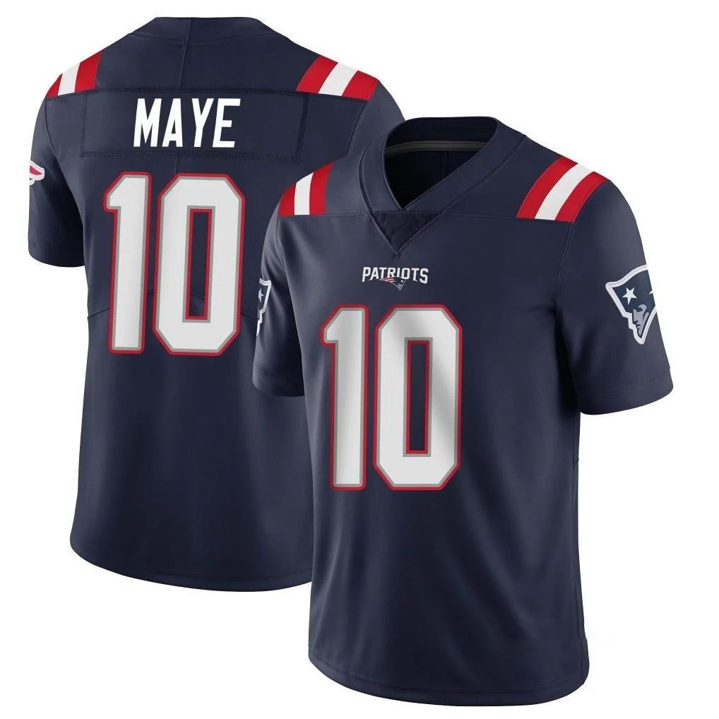 Fenge NE.Patriots #10 Drake Maye Player Navy Vapor Untouchable Home Game Stitched Jerseys