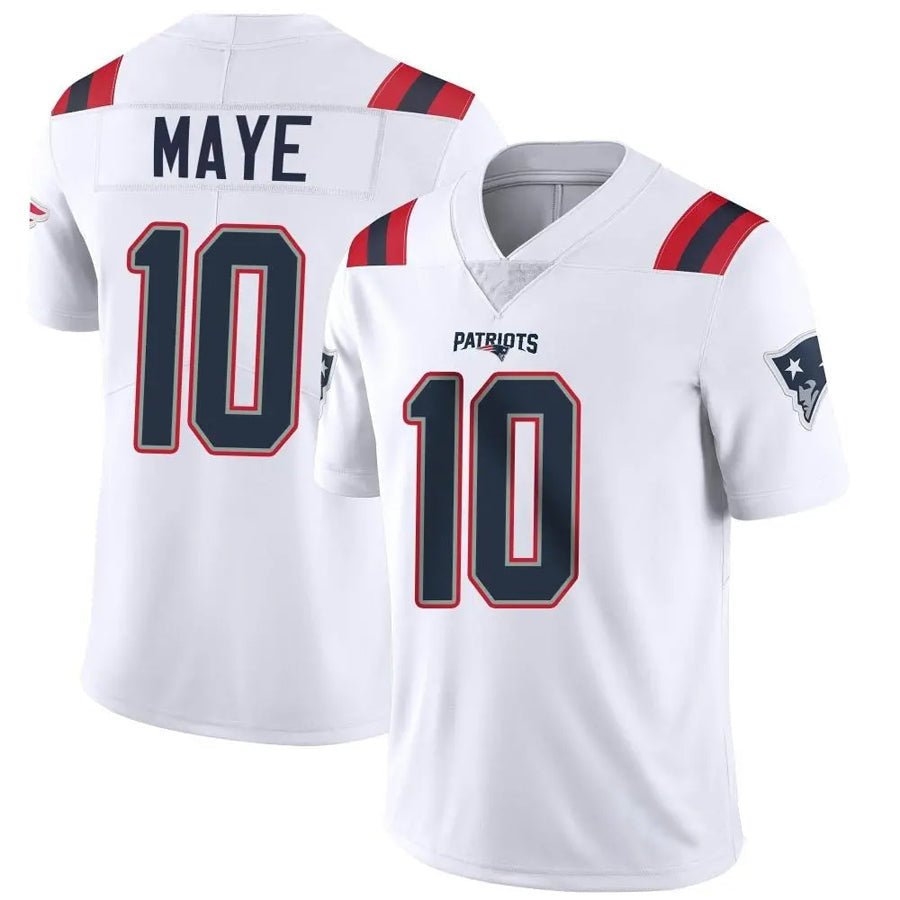 Fenge NE.Patriots #10 Drake Maye Player White Vapor Limited Stitched Jerseys