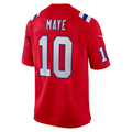 Fenge NE.Patriots #10 Drake Maye Red Player Game Stitched Jerseys