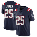 Fenge NE.Patriots #25 Marcus Jones Player Navy Vapor Untouchable Home Game Stitched Jerseys