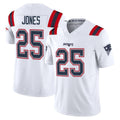 Fenge NE.Patriots #25 Marcus Jones Player White Limited Vapor F.U.S.E. Home Game Stitched Jerseys