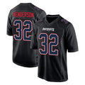 Fenge NE.Patriots #32 TreVeyon Henderson Player Carbon Fashion Limited Home Game Stitched Jerseys