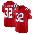 Fenge NE.Patriots #32 TreVeyon Henderson Player Red Limited Vapor F.U.S.E. Home Game Stitched Jerseys