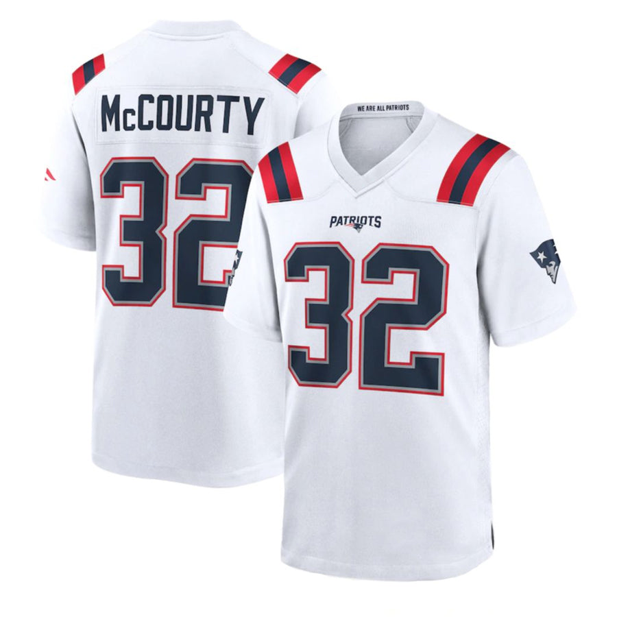 Fenge NE.Patriots #32 TreVeyon Henderson Player White Home Game Stitched Jerseys
