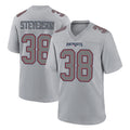 Fenge NE.Patriots #38 Rhamondre Stevenson Player Gray Fashion Limited Home Game Stitched Jerseys