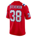 Fenge NE.Patriots #38 Rhamondre Stevenson Player Red Home Game Stitched Jerseys