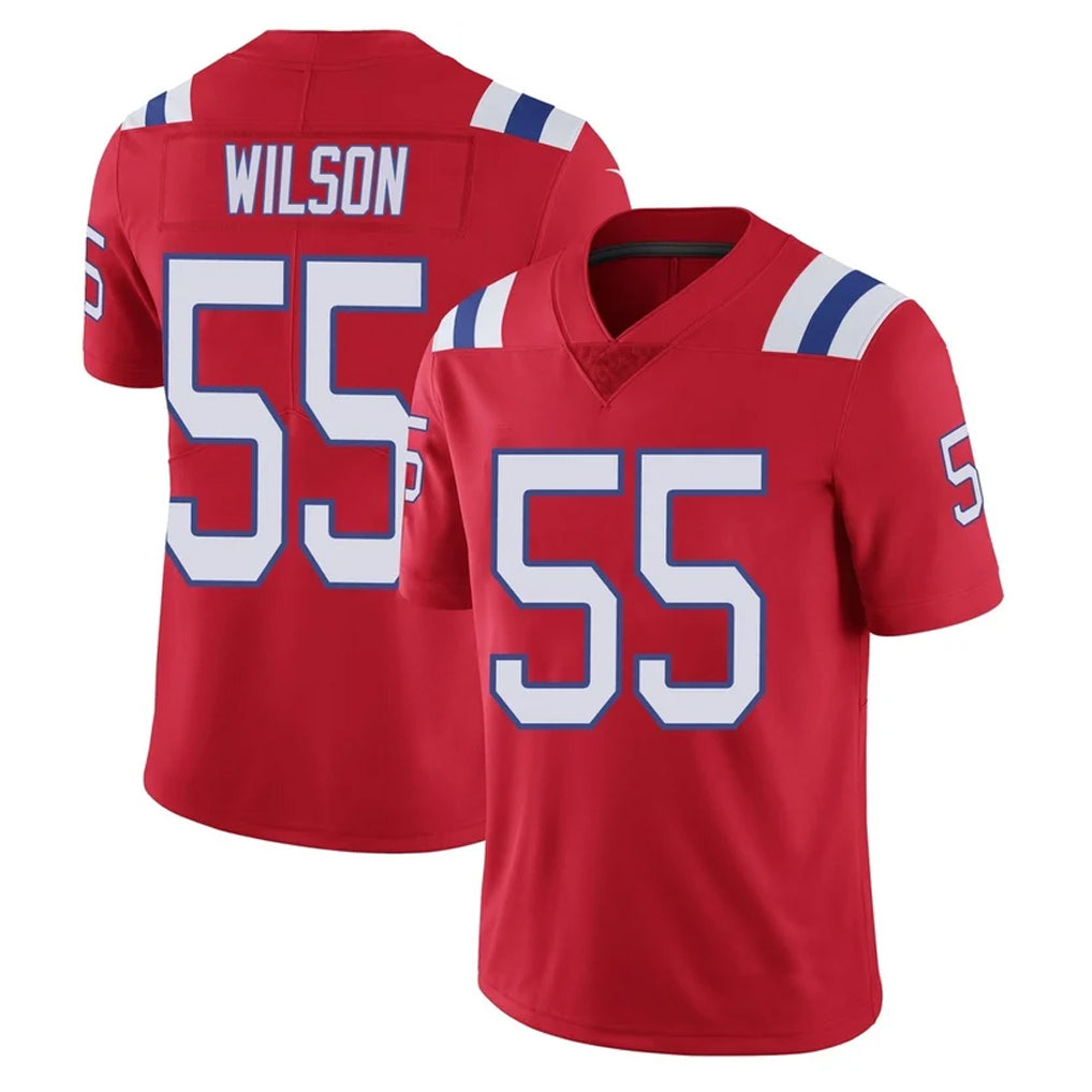 Fenge NE.Patriots #55 Jared Wilson Player Red Vapor Untouchable Home Game Stitched Jerseys
