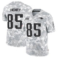 Fenge NE.Patriots #85 Hunter Henry Player Arctic Camo Salute to Service Limited Stitched Jerseys