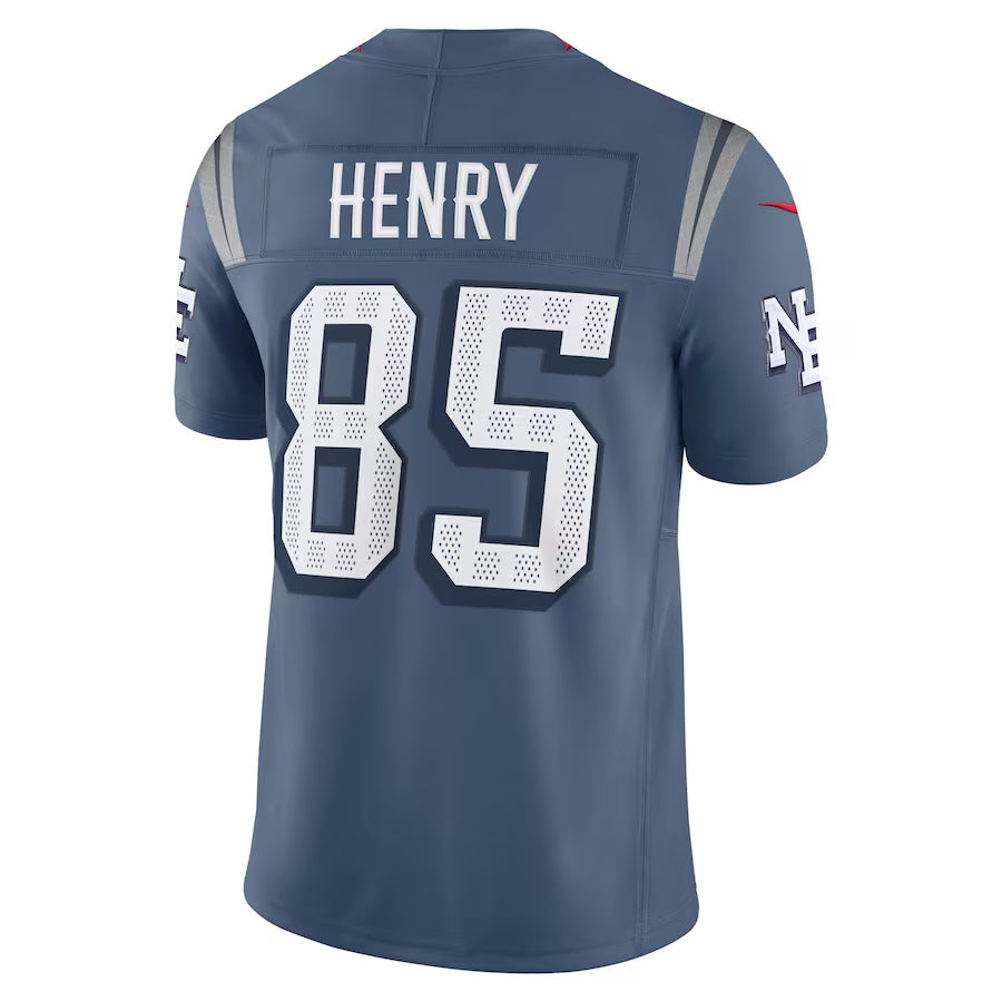 Fenge NE.Patriots #85 Hunter Henry Player Storm Blue Rivalries Collection Limited Stitched Jerseys