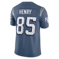 Fenge NE.Patriots #85 Hunter Henry Player Storm Blue Rivalries Collection Limited Stitched Jerseys