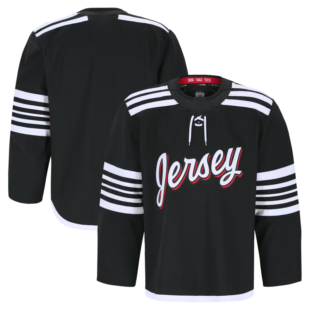 Fenge N.Jersey Devils Black Alternate Authentic Pro Jerseys