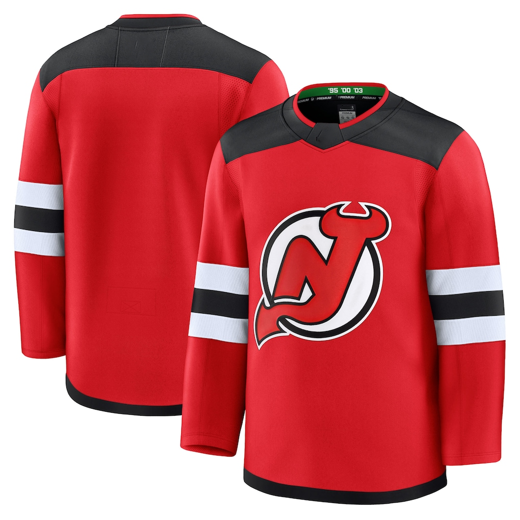 Fenge N.Jersey Devils Red Home Premium Jerseys