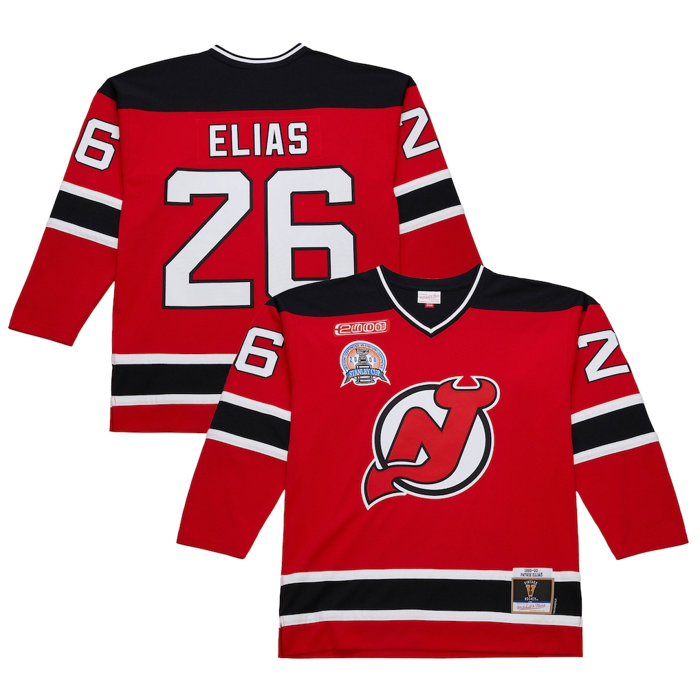 Fenge N.Jersey Devils #26 Patrik Elias Red 1999-00 Power Play Jerseys