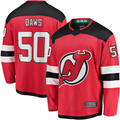 Fenge N.Jersey Devils #50 Nico Daws Red Home Breakaway Player Jerseys