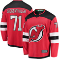 Fenge N.Jersey Devils #71 Jonas Siegenthaler Red Home Breakaway Player Jerseys