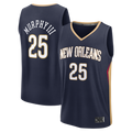 Fenge NO.Pelicans #25 Trey Murphy III Navy Fast Break Replica Stitched Jerseys- Icon Edition